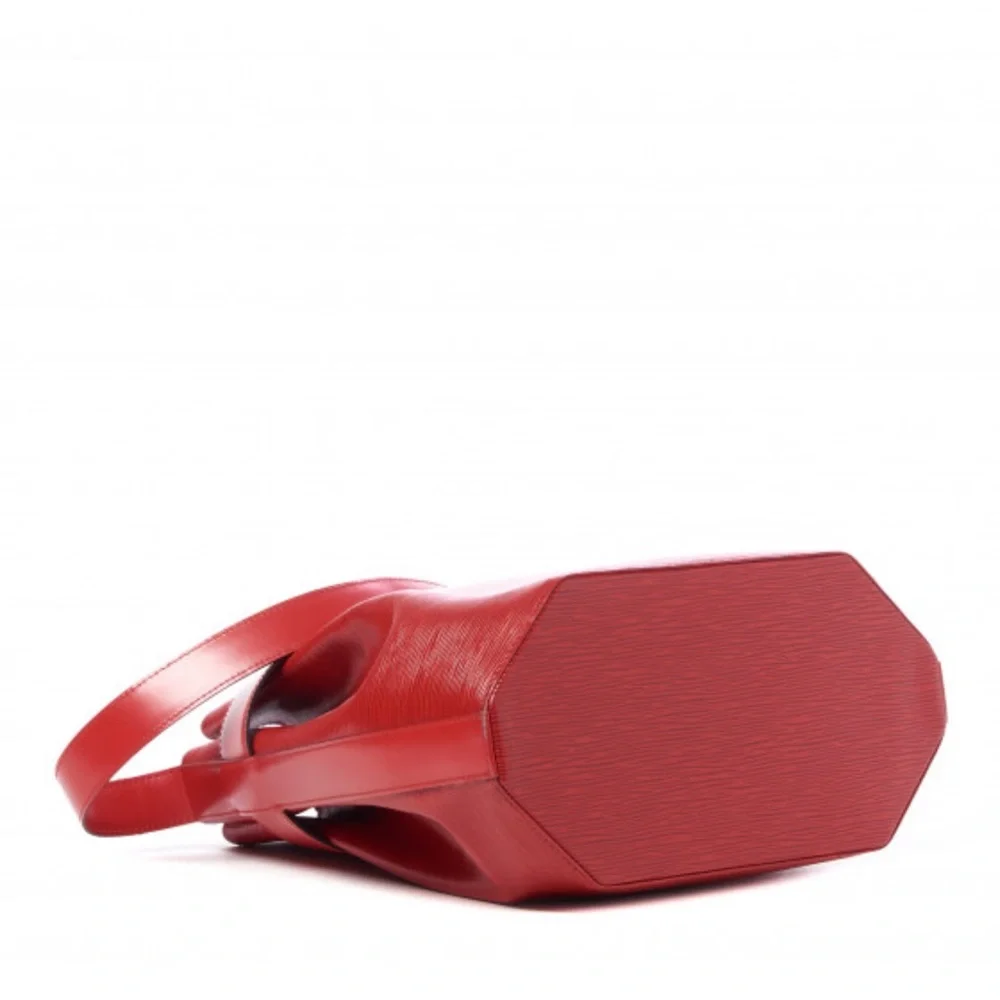 Beautiful Louis Vuitton Sac D’Epaule in Castillan Red with matching pouch - Picture 3 of 9